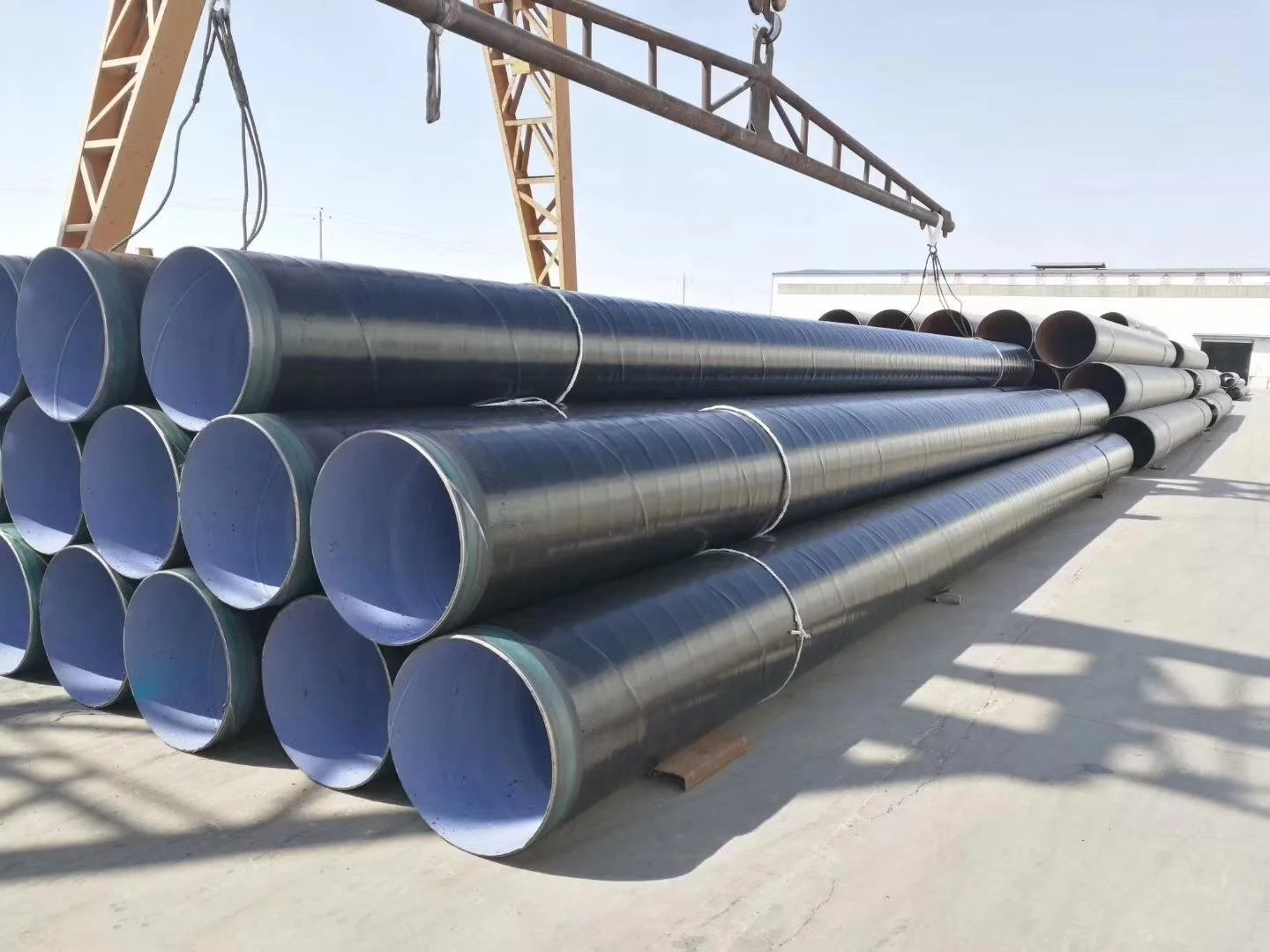 3PE anti-corrosion reinforced seamless steel pipe for industrial pipelines