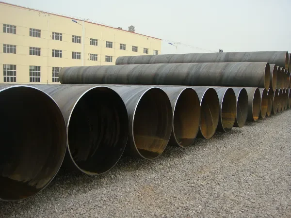 Spiral welded steel pipe