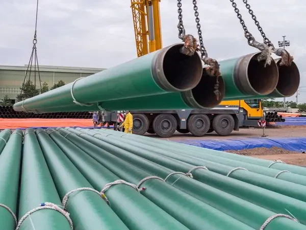 3PE anticorrosive steel pipe for Iraqi oil project