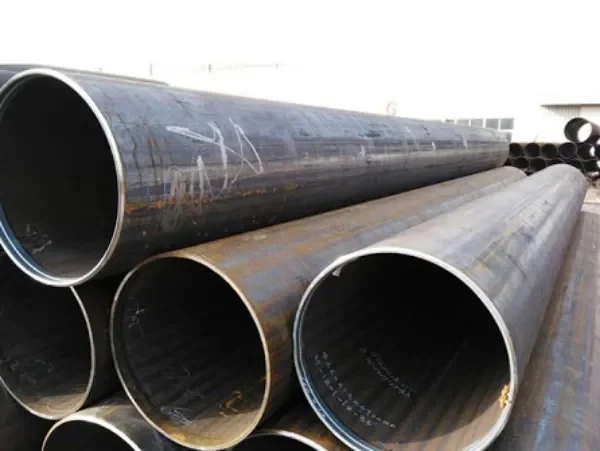Two production processes of straight seam steel pipes