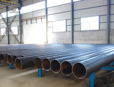 Surface treatment method of straight seam steel pipe