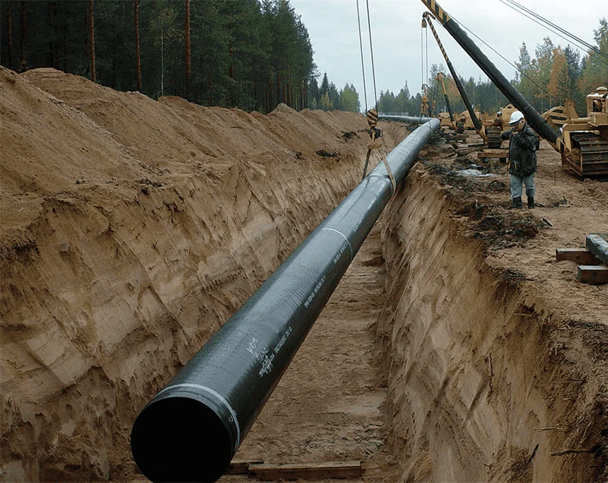 LSAW steel pipe for the pipeline