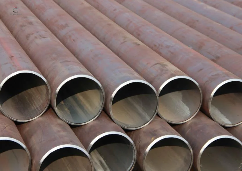 Two production processes of straight seam steel pipes